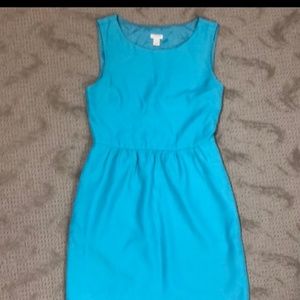 Gorgeous Aqua blue J. Crew dress size 6 Still like brand new!
